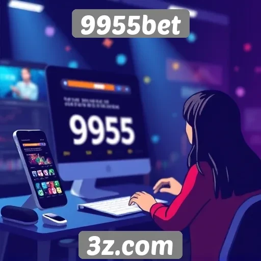 Experiência do usuário no design do site 9955bet